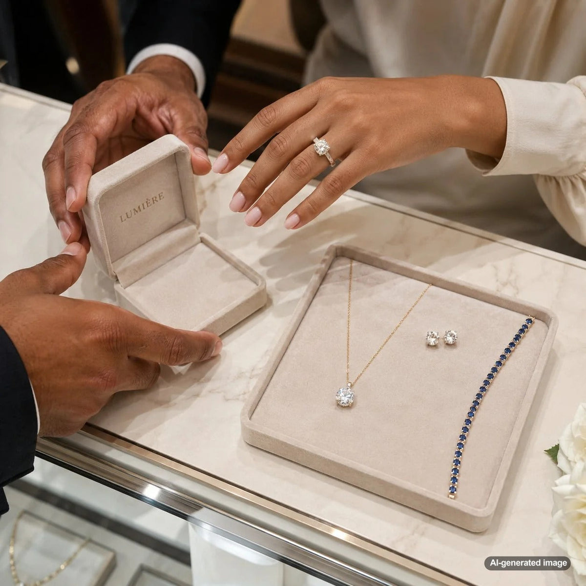 How to Choose Jewelry That Looks Good in Photos - Robinson's Jewelers Guide