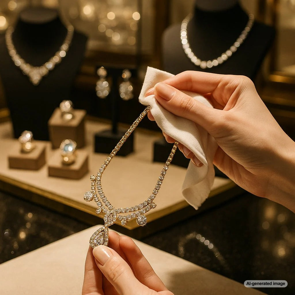How to clean a necklace - step-by-step guide for sparkling jewelry