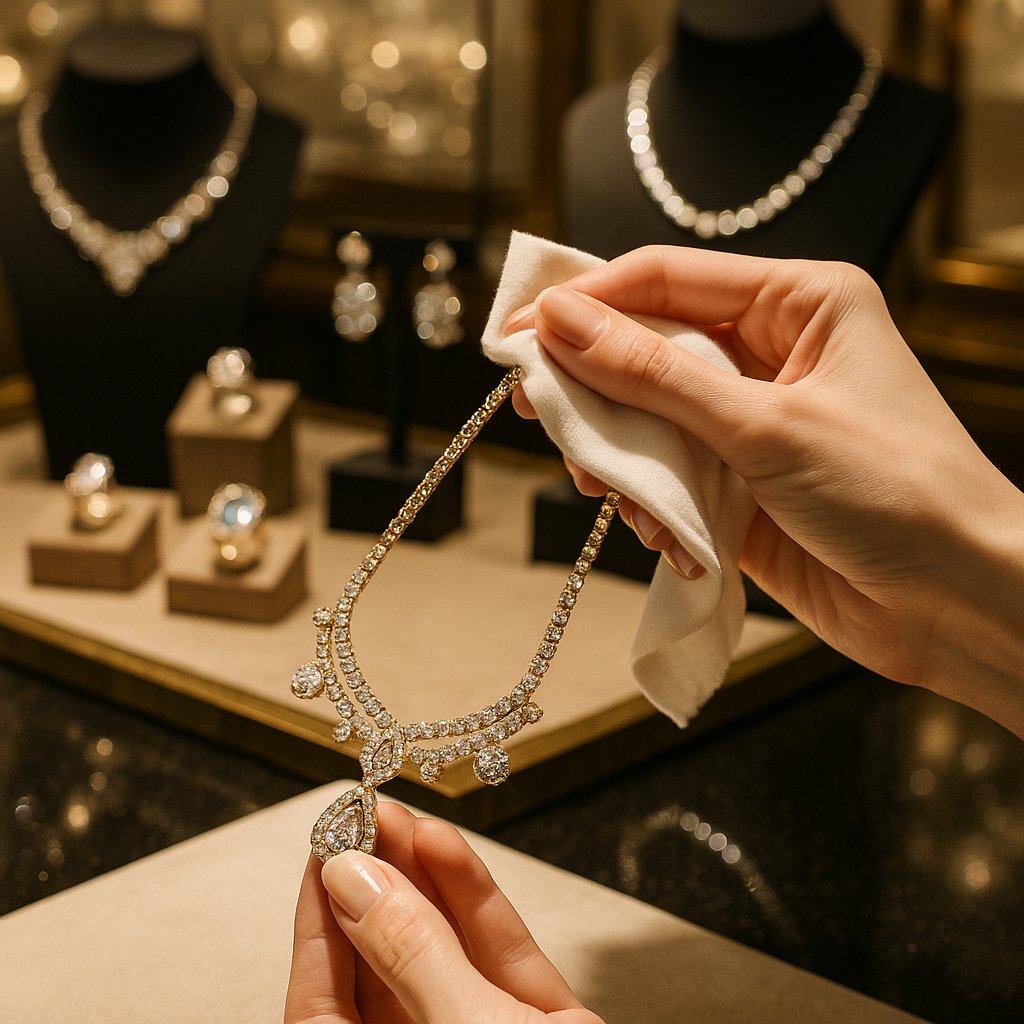 How to clean a necklace - step-by-step guide for sparkling jewelry