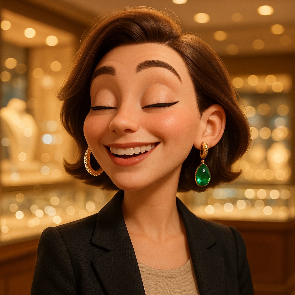 Stylish woman wearing mismatched earrings, showcasing trendy jewelry combinations