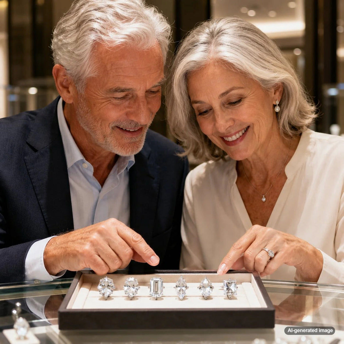 A stunning diamond ring from Robinson's Jewelers, showcasing the perfect blend of cut and style to help you pick a diamond shape that matches your personal style.