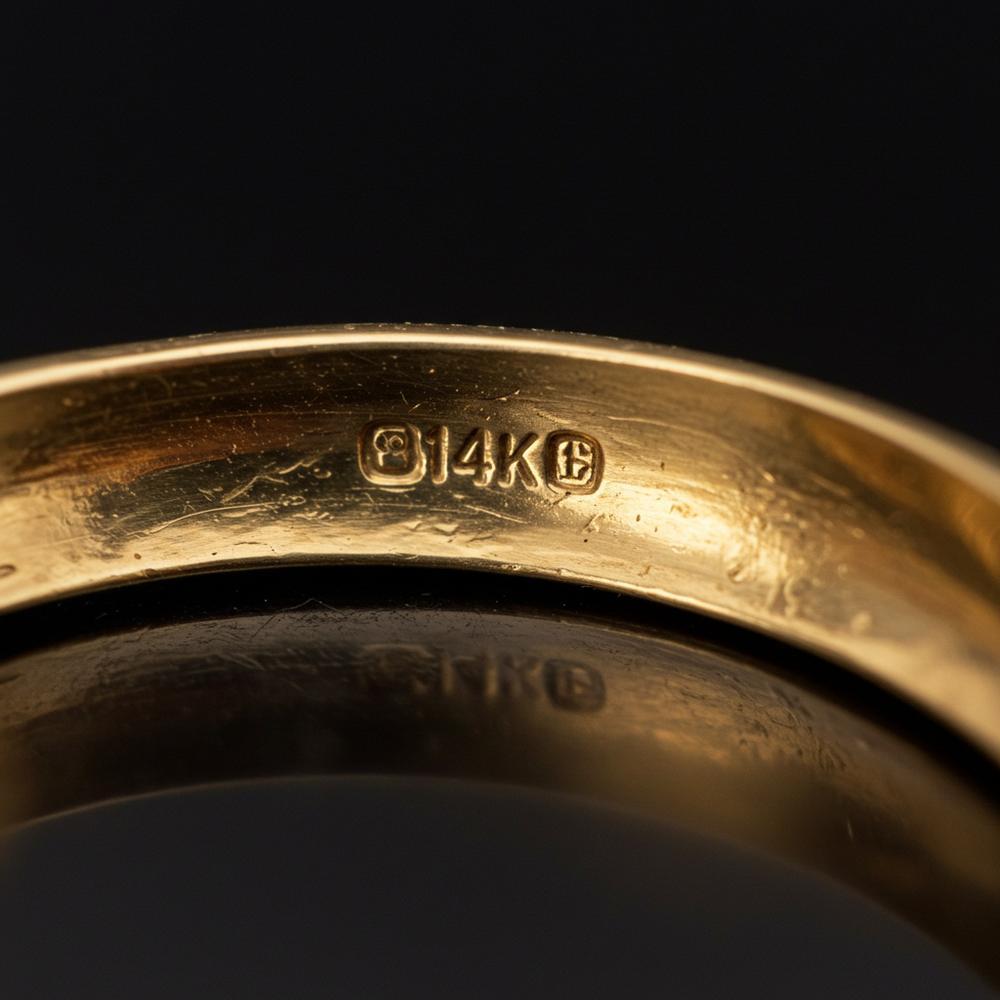 Close-up of authentic fine jewelry showcasing diamonds and gold craftsmanship