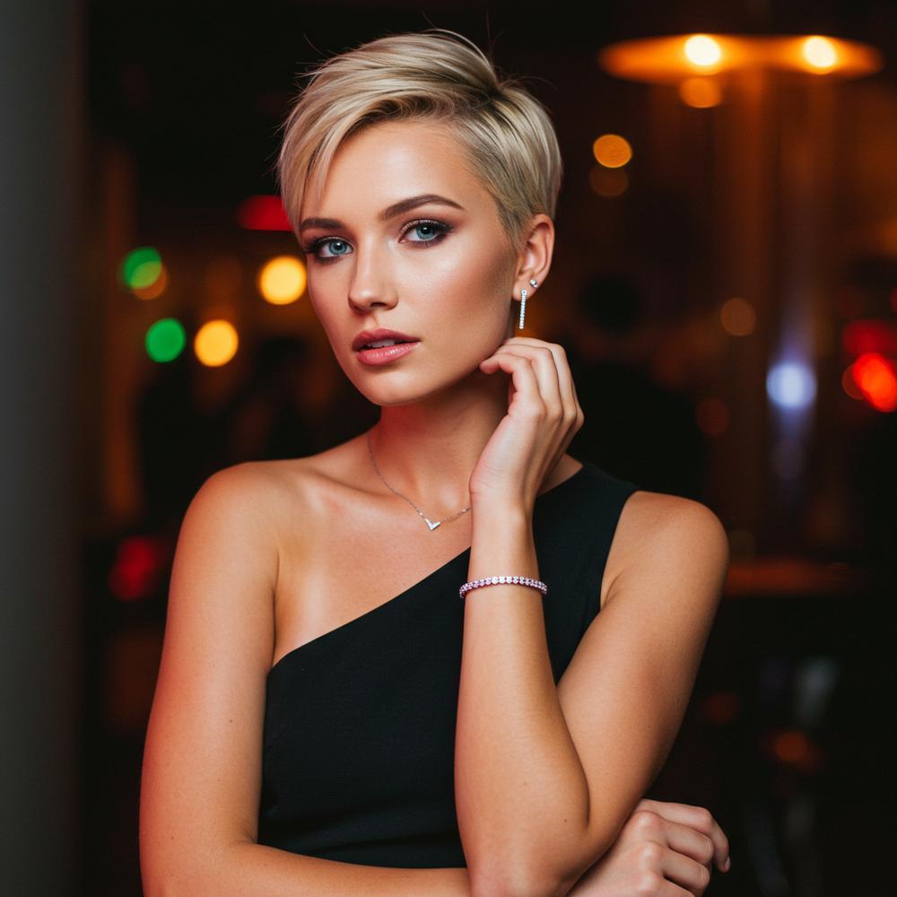 A glamorous collection of jewelry styled perfectly for a night out.