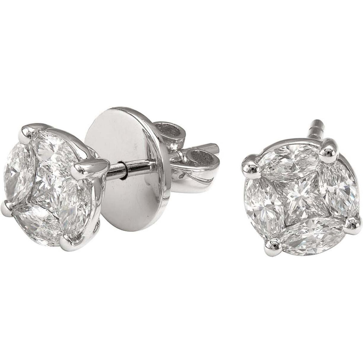 Ruchi New York Ice Age Glacier Studs 2 cts.