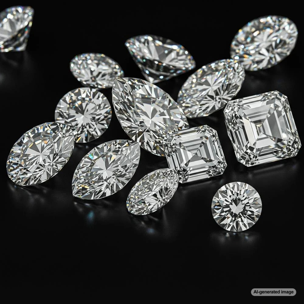 Inside a diamond lab showcasing the science of growing gemstones, with a close-up of a lab-grown diamond in progress.