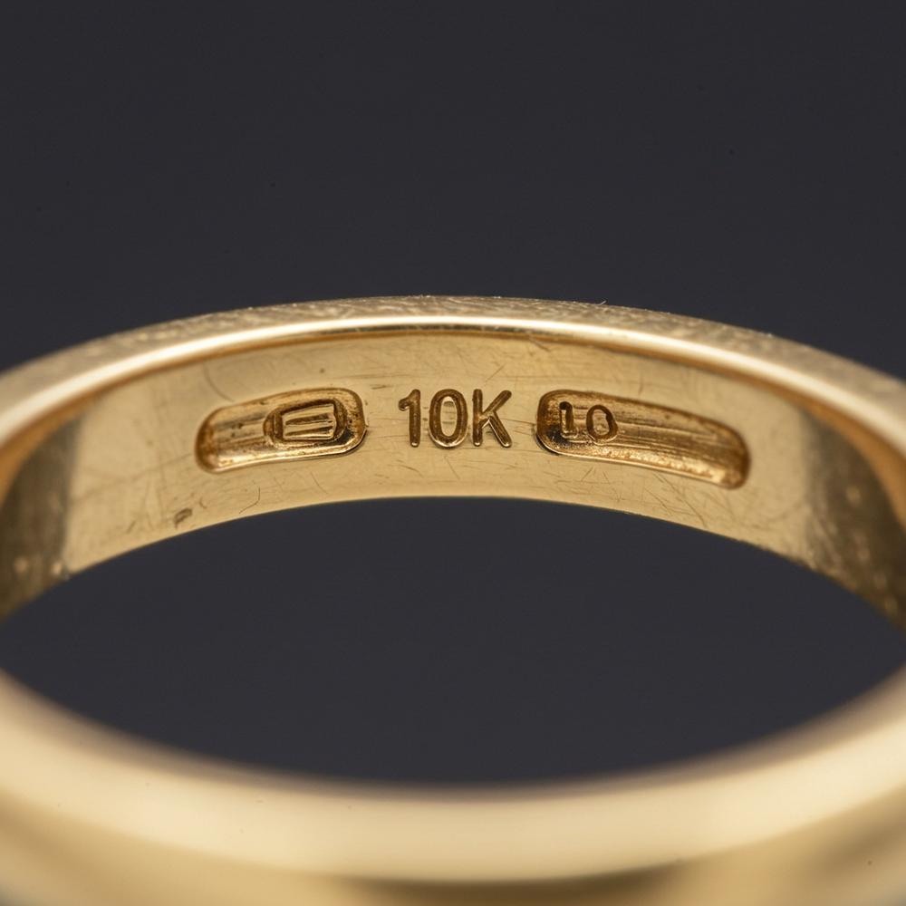 Beautiful 10k gold jewelry pieces including rings, necklaces and bracelets from Robinson's Jewelers