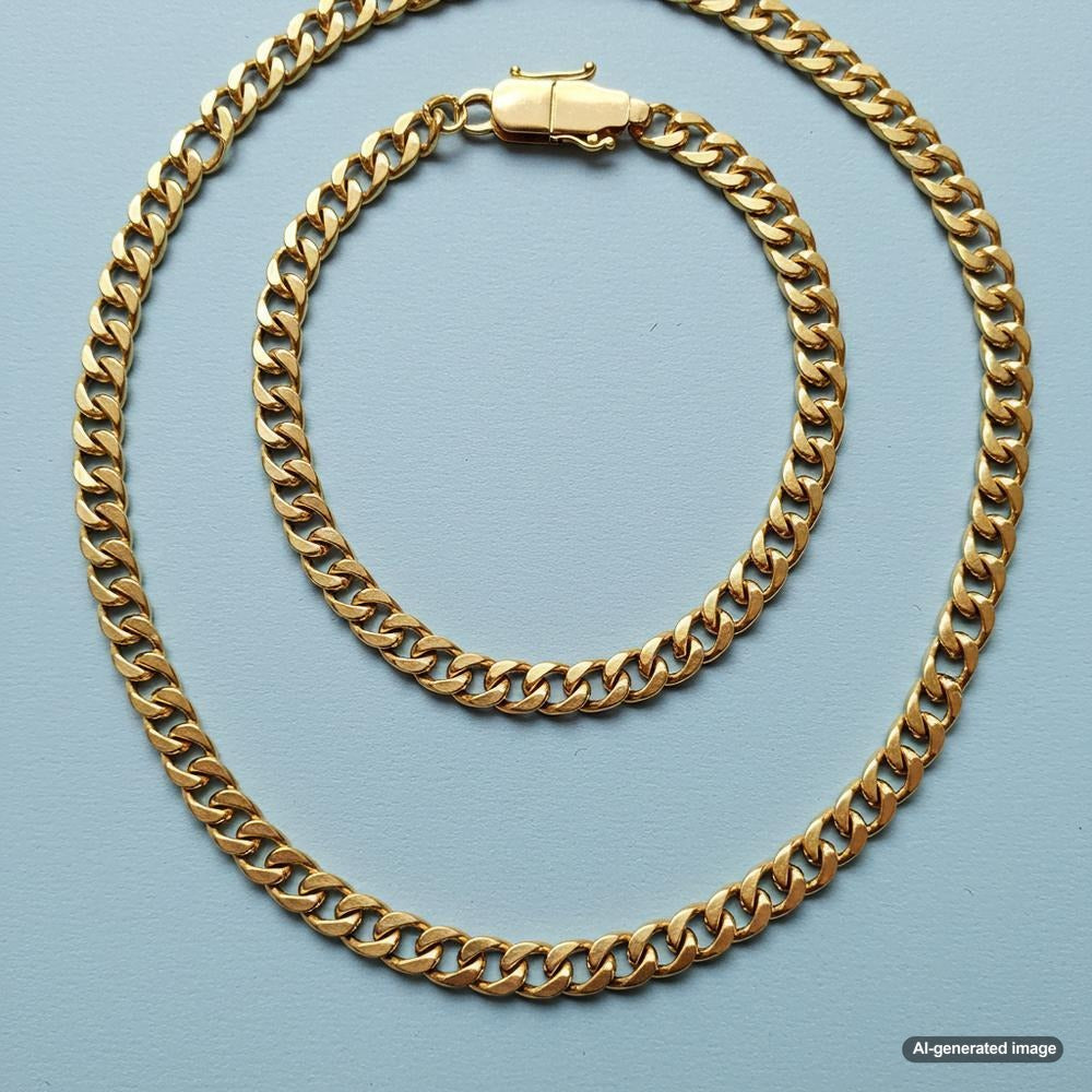 Close-up of elegant 10k gold jewelry pieces from Robinson's Jewelers
