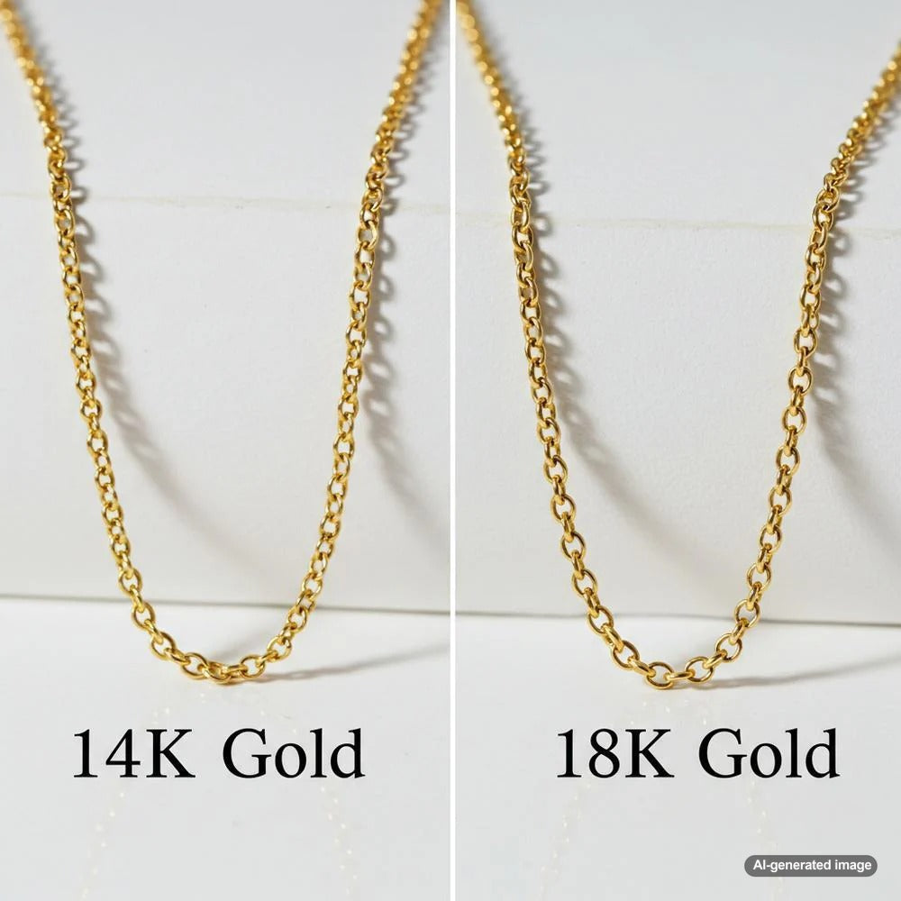 14K vs 18K Gold Jewelry Comparison