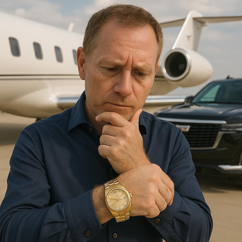 Close-up of a luxurious Rolex watch showcasing its 18k gold construction