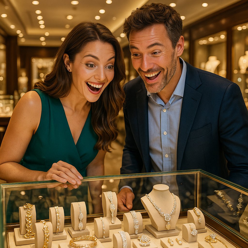 Elegant diamond and gemstone jewelry collection showcasing investment pieces with both emotional and financial value