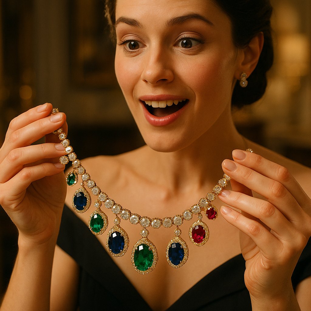 A beautifully arranged collection of vintage and modern heirloom jewelry pieces, including rings, lockets, and bracelets, telling a story of family legacy.