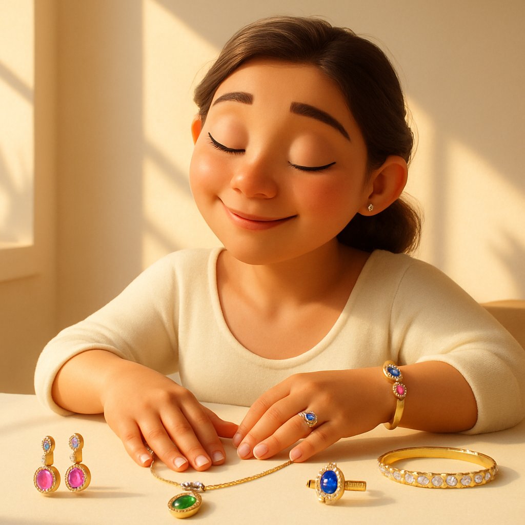 Mindfulness jewelry collection featuring calming gemstones and meaningful pieces for meditation and peace