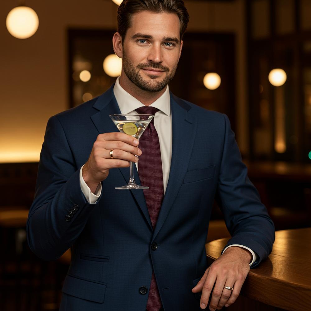 A timeless men's classic wedding band in yellow gold with a smooth polished finish.