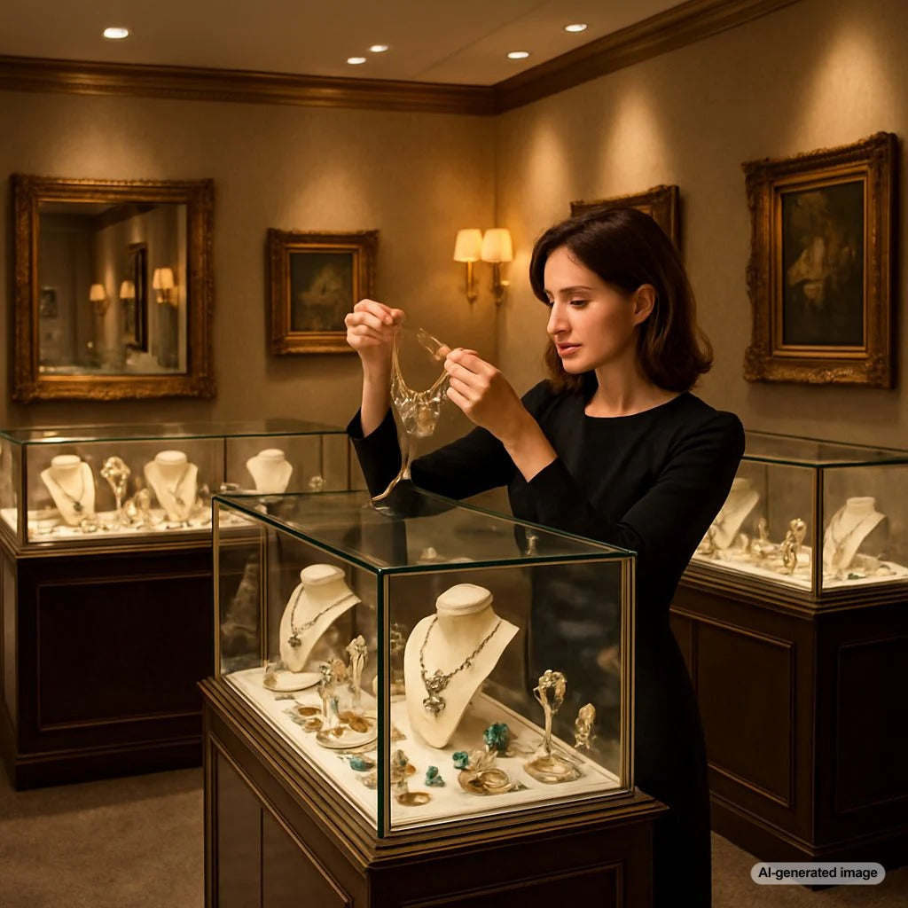 Collection of estate, vintage and antique jewelry pieces including rings, necklaces and bracelets