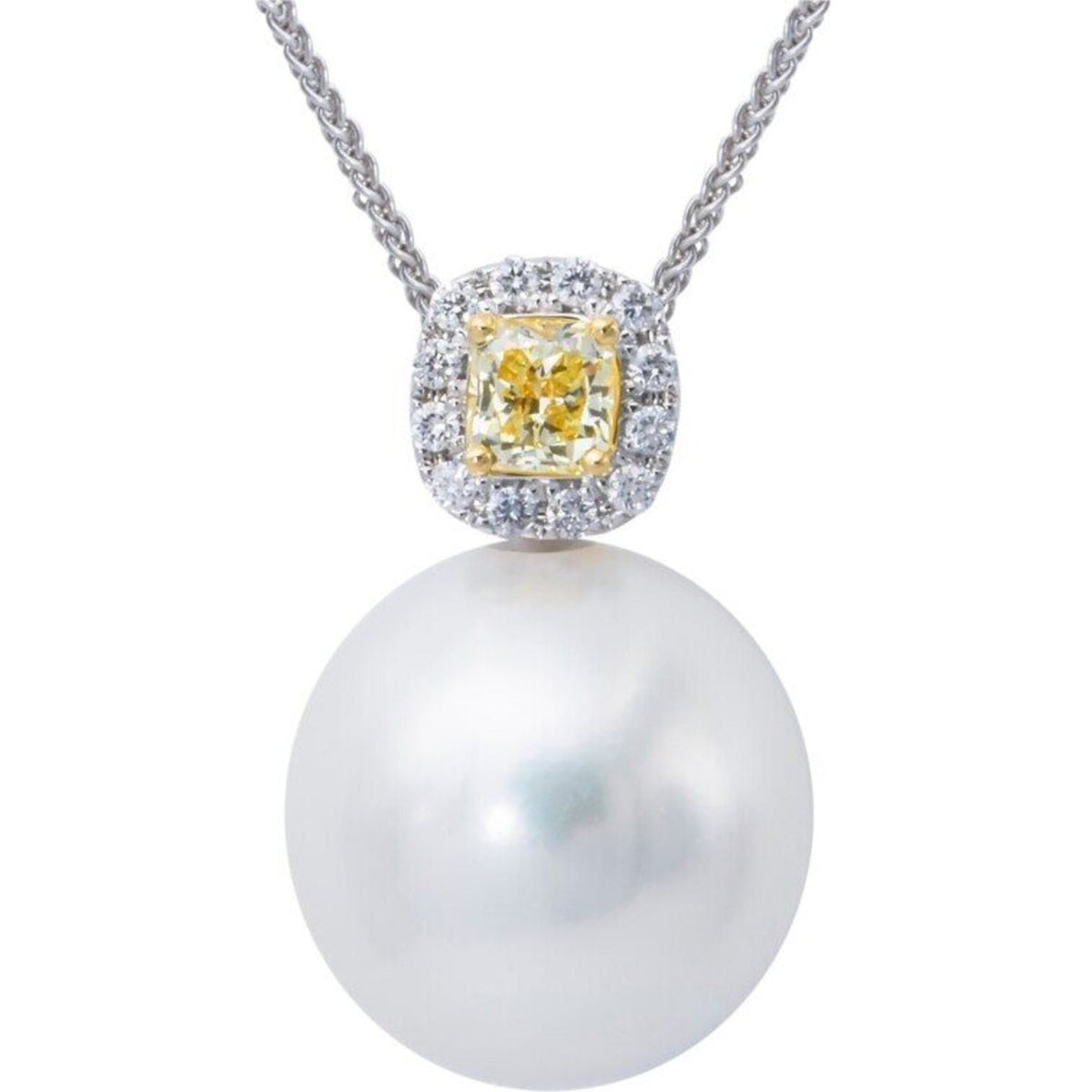 Pearl and Alexandrite pendant - June birthstones at Robinson's Jewelers