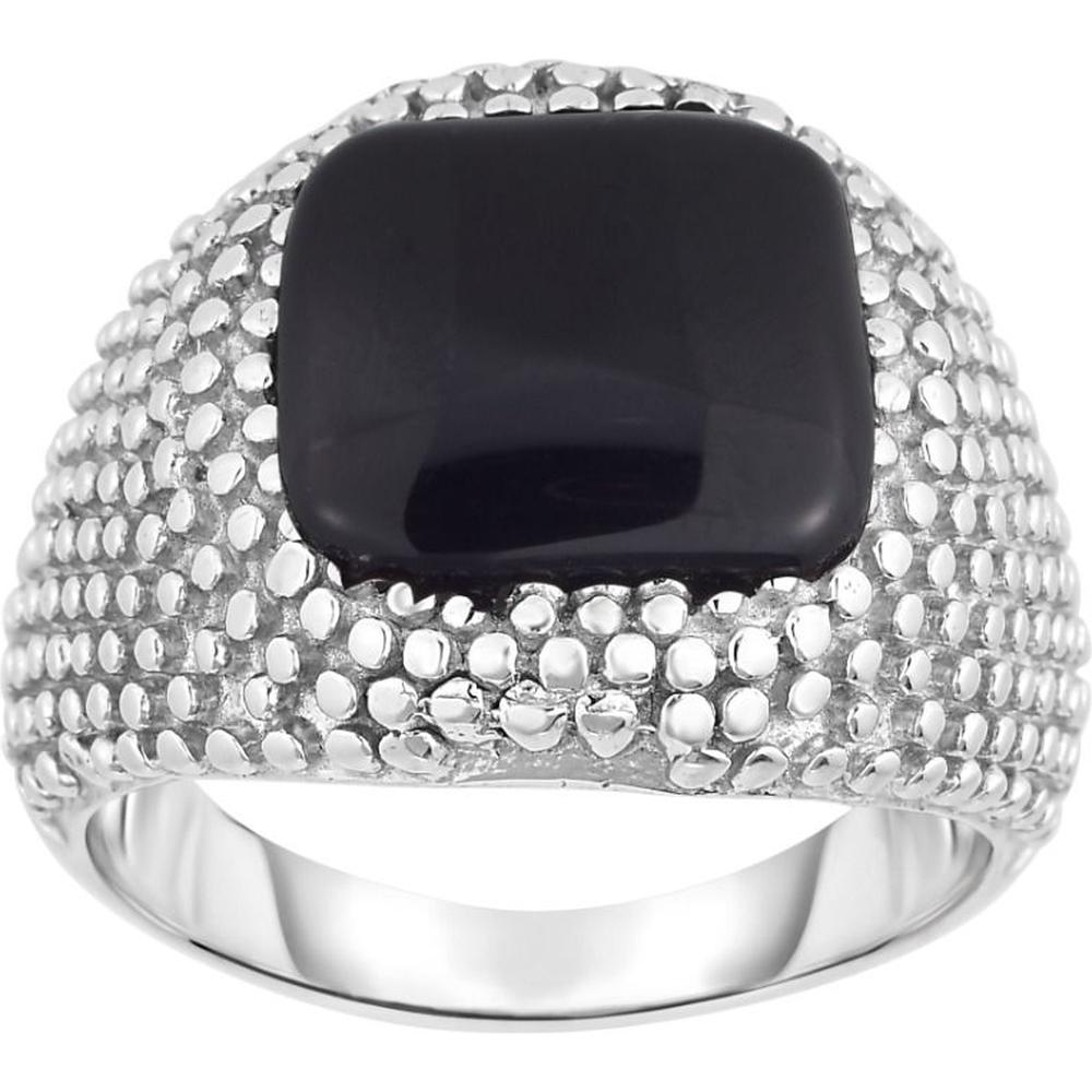 A luxurious signet ring for men, showcasing intricate engraving and polished metal