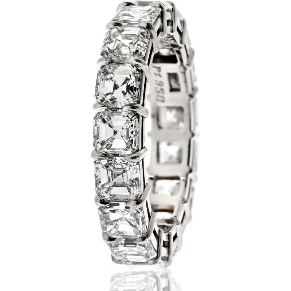 Platinum diamond eternity band from Robinson's Jewelers