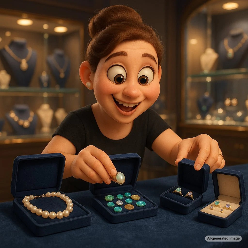 Proper long-term storage solutions for delicate pearl and opal jewelry pieces