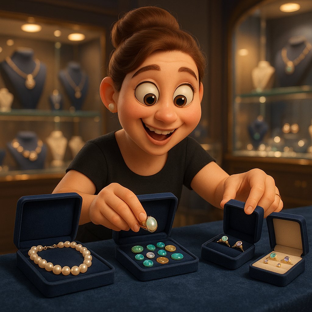 Proper long-term storage solutions for delicate pearl and opal jewelry pieces