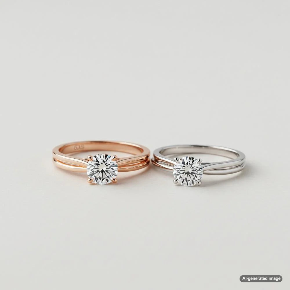 Rose Gold vs. White Gold Bridal Jewelry Comparison