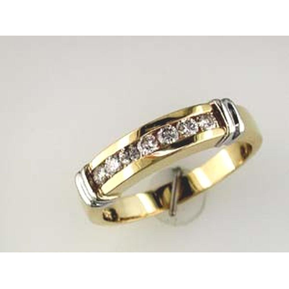Royal 14K Yellow Gold Diamond Eternity Band - 0.35 Carat Total Diamond Weight