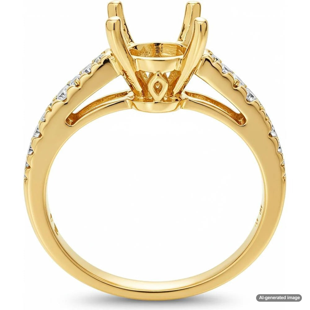 Gold and diamond jewelry being appraised at Robinson's Jewelers