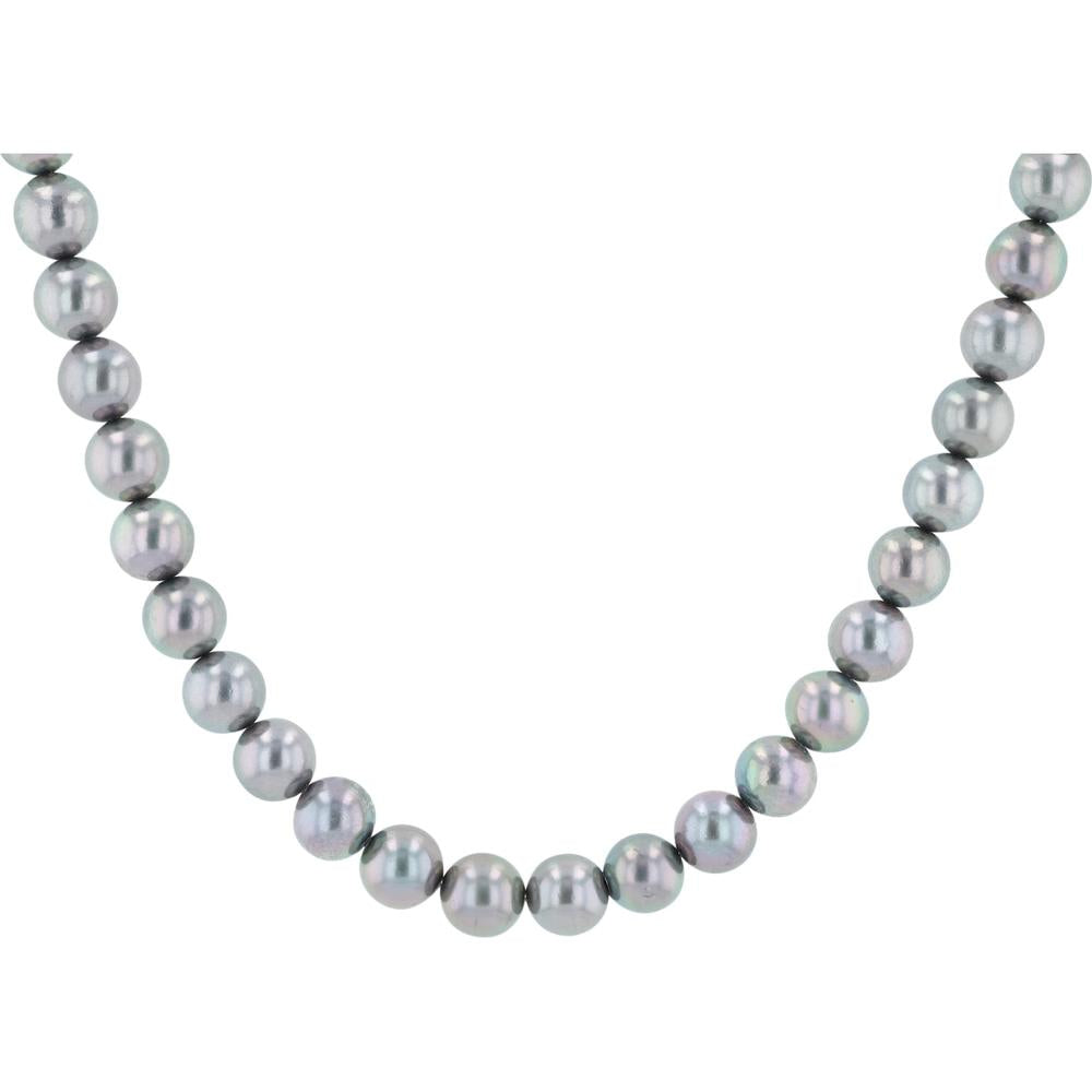 Silver Tahitian Pearl Necklace