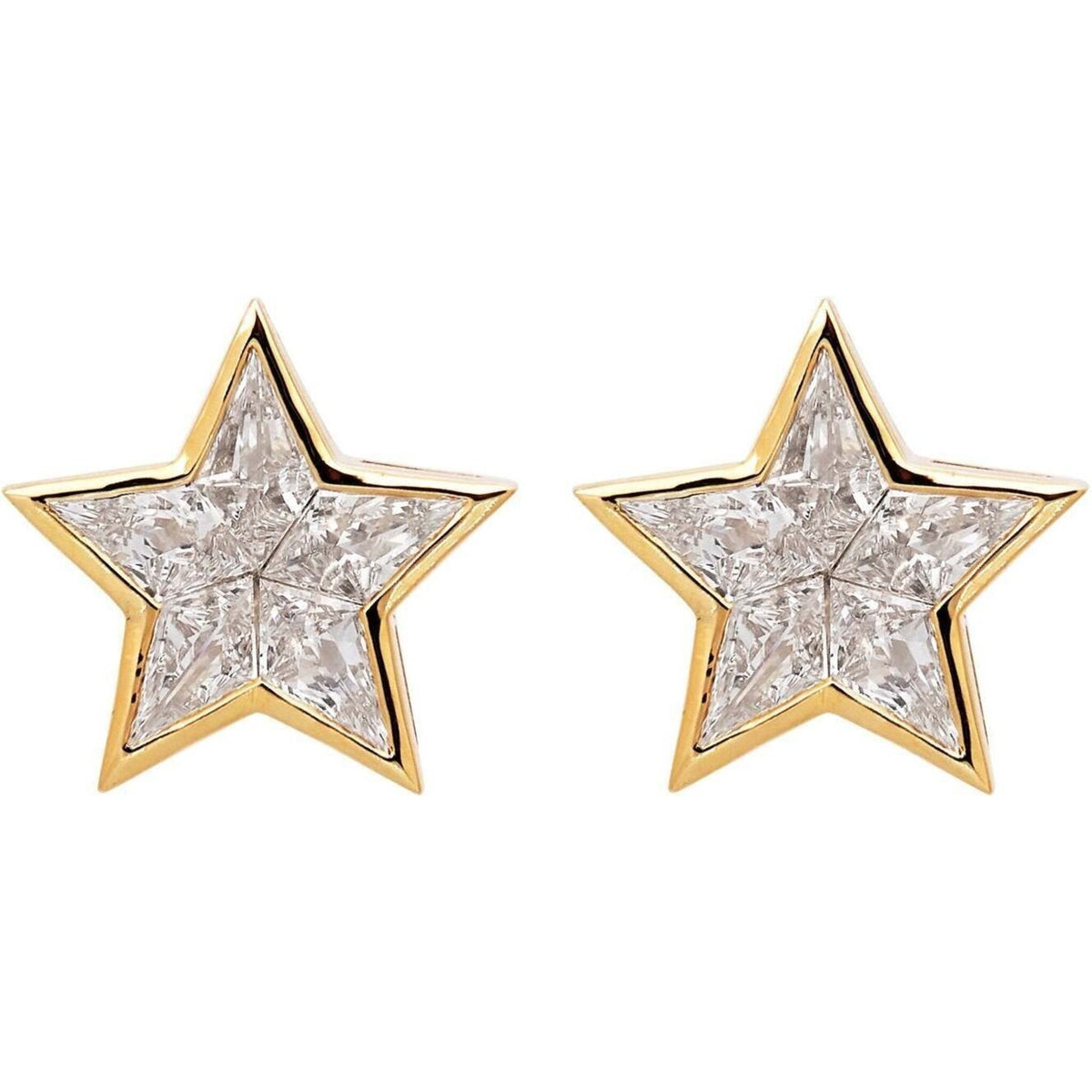 Elegant Star Stud Earrings by Ruchi New York