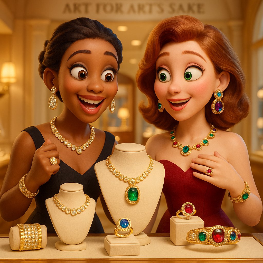 An exquisite example of Aesthetic Movement inspired jewelry featuring natural motifs and elegant craftsmanship