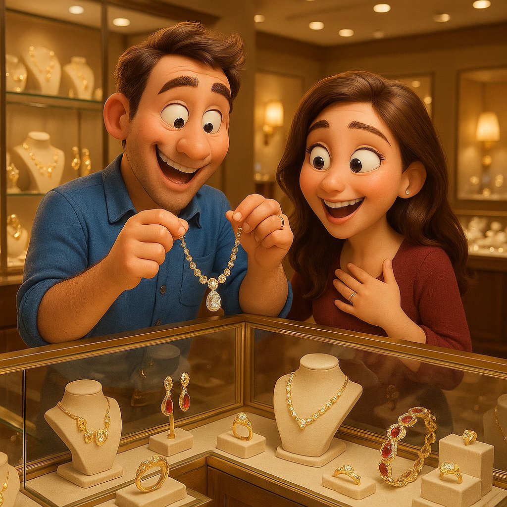 Elegant jewelry gifts for daughter-in-law and son-in-law showing welcome to family traditions