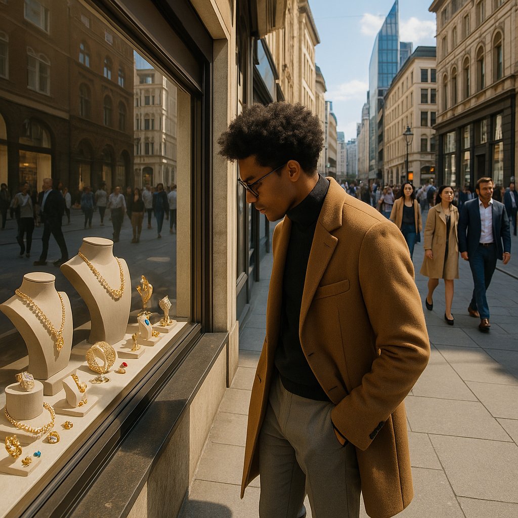 Colorful array of fine jewelry from around the world featuring rings, necklaces and gemstones