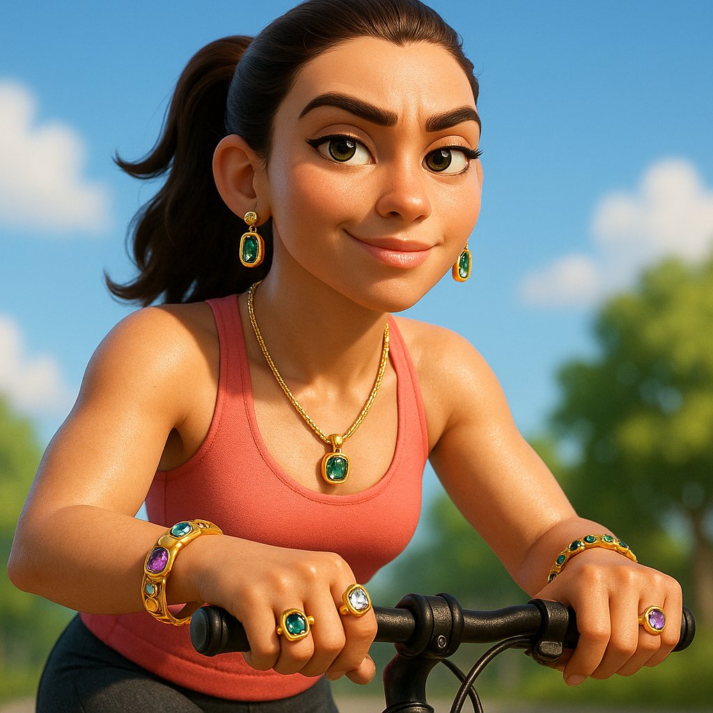 Stylish, durable jewelry for active women including bracelets, rings, and earrings that won't break during workouts or outdoor activities