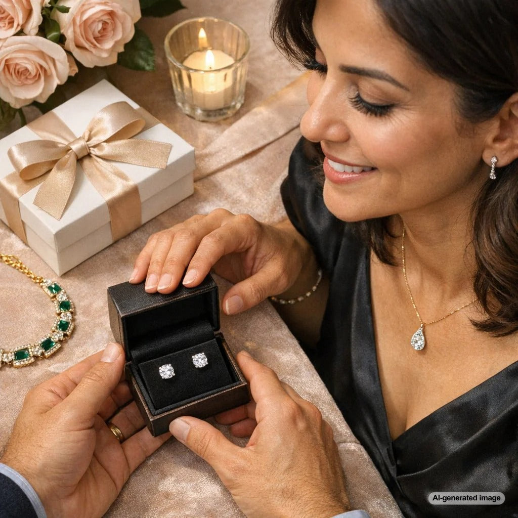 A curated selection of non-ring jewelry gifts from Robinson's Jewelers including elegant earrings, necklaces, and bracelets
