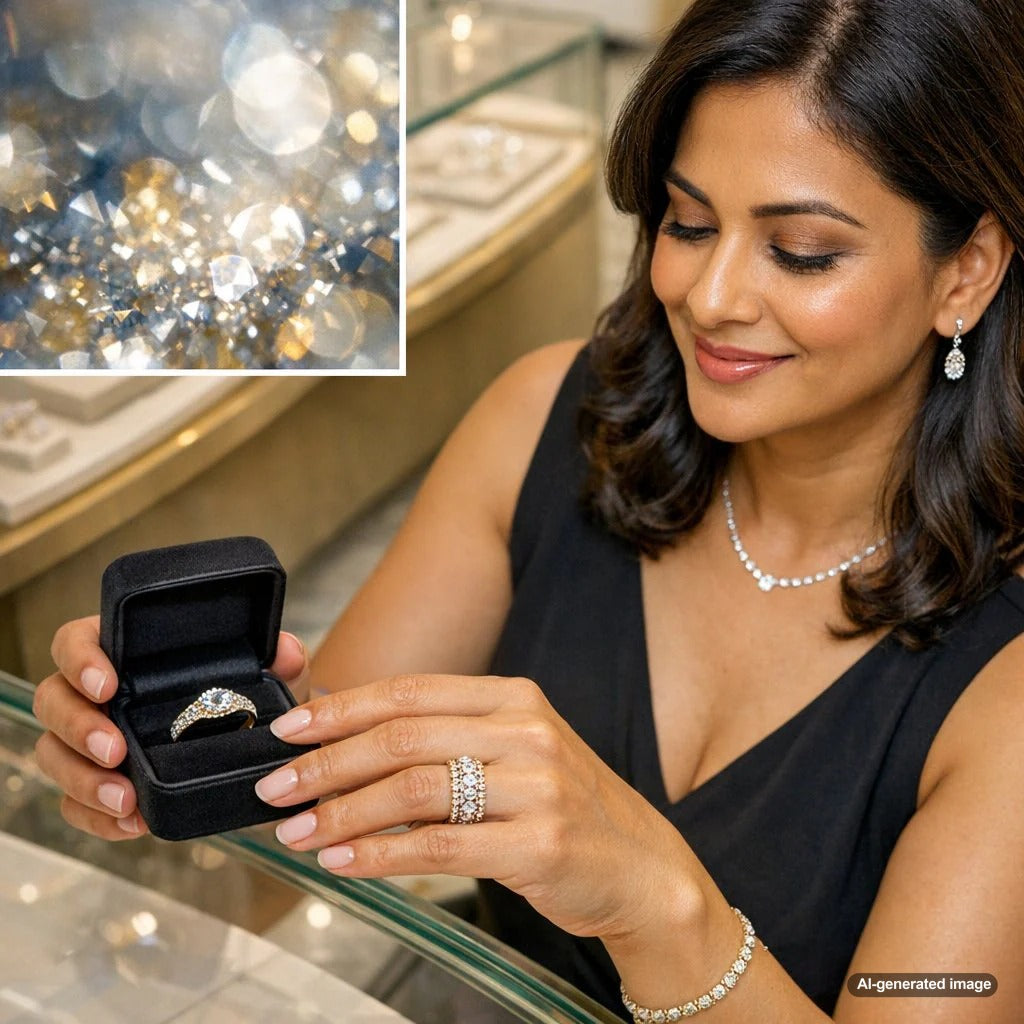 The Contextual Reveal - Zooming Out from an Abstract Texture to a Full Ring