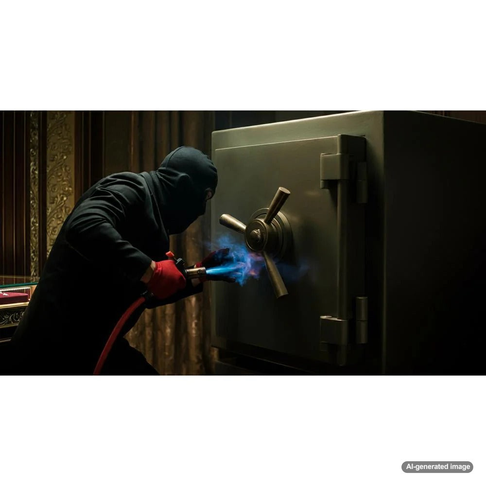 A collage depicting infamous jewelry heists throughout history