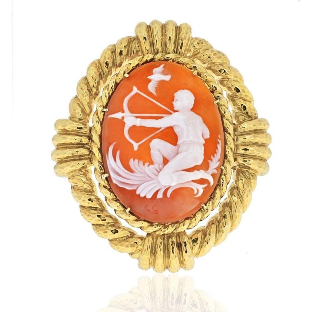 Vintage cameo jewelry featuring intricate carvings set in gold, showcasing the timeless elegance of this art form.