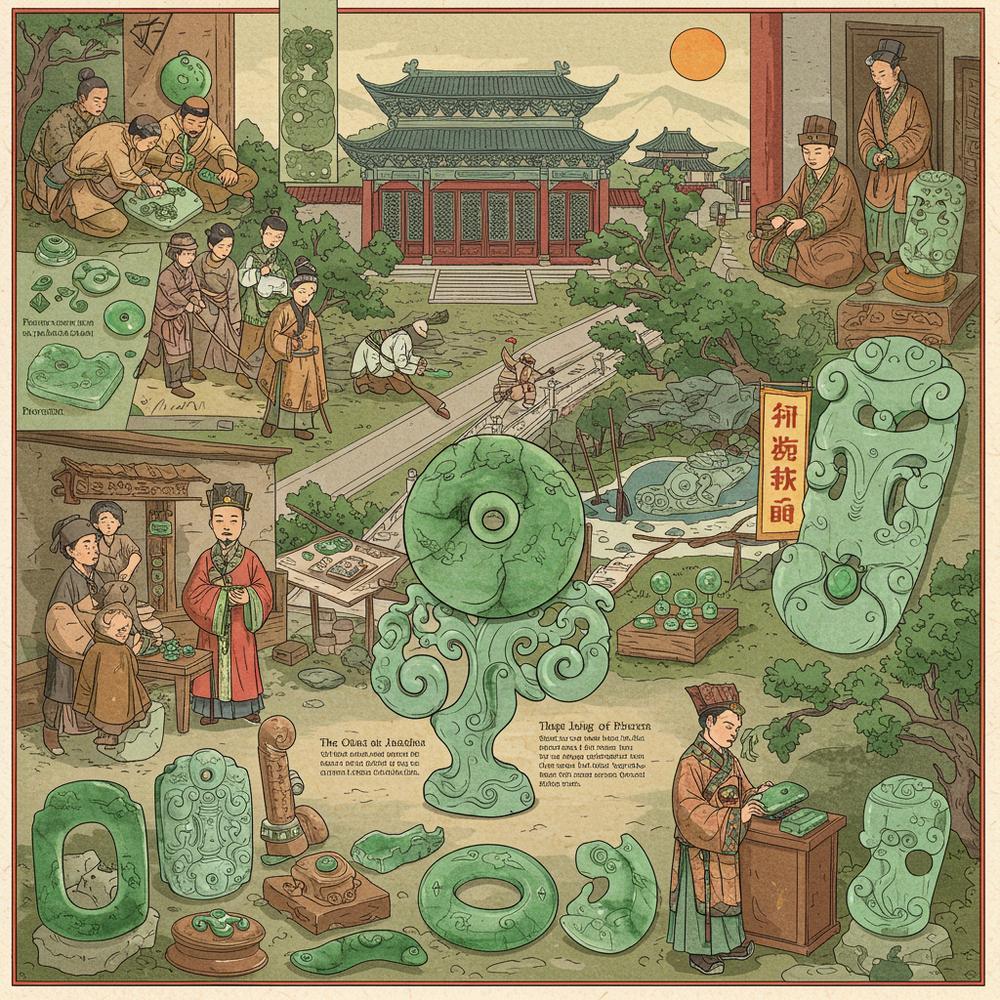 Beautiful Jade Jewelry Reflecting Chinese Culture and History