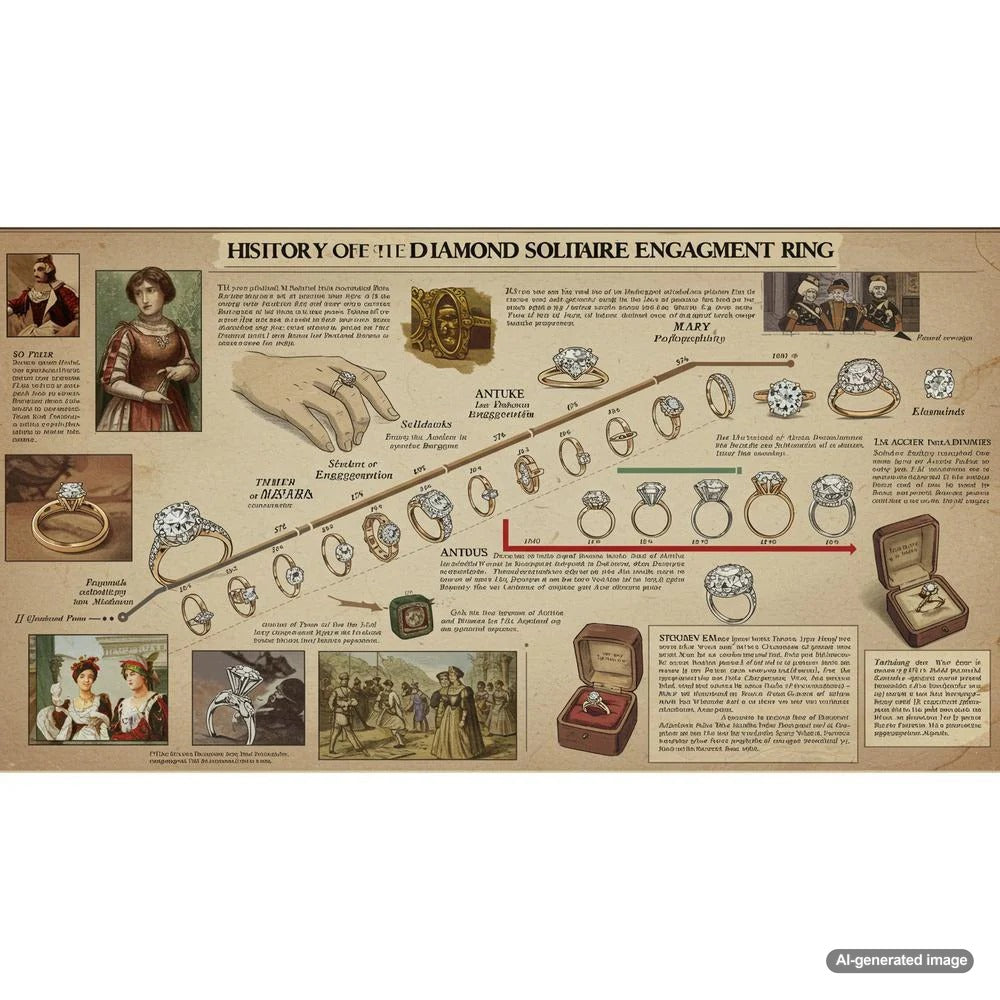 The History of the Diamond Solitaire Engagement Ring