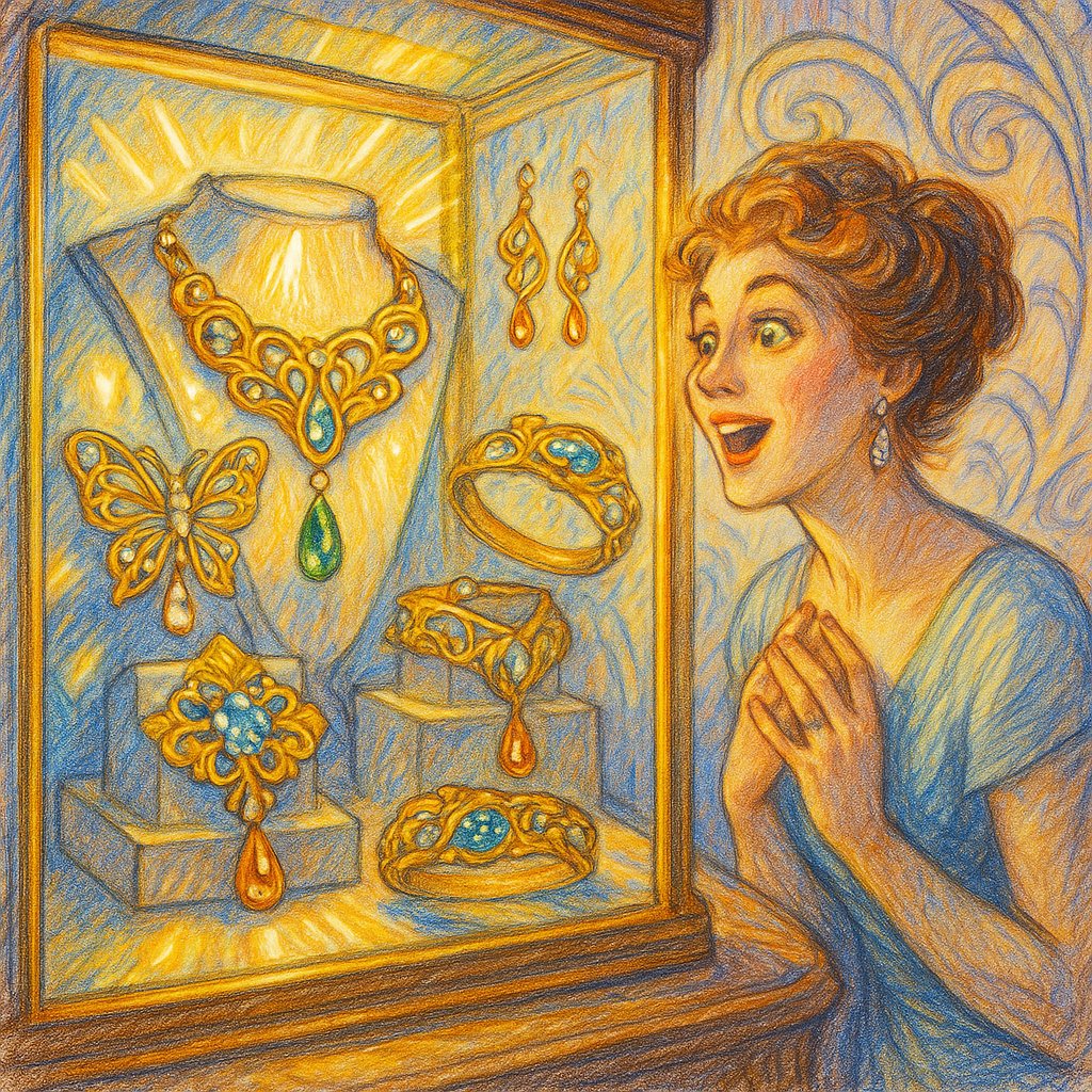 Elegant Art Nouveau style necklace with flowing organic forms and floral motifs