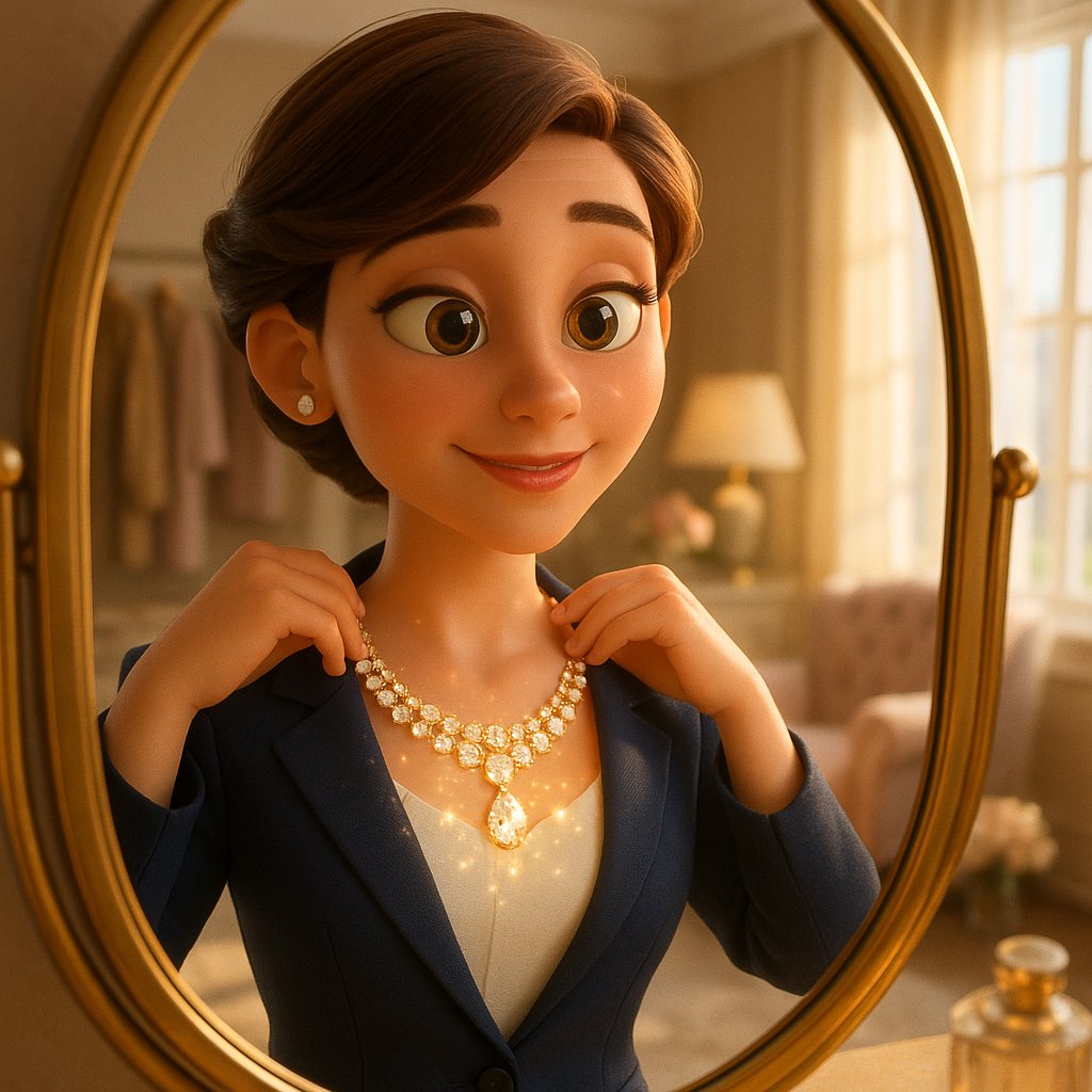 Woman's hands putting on a delicate gold bracelet as the final touch before leaving home