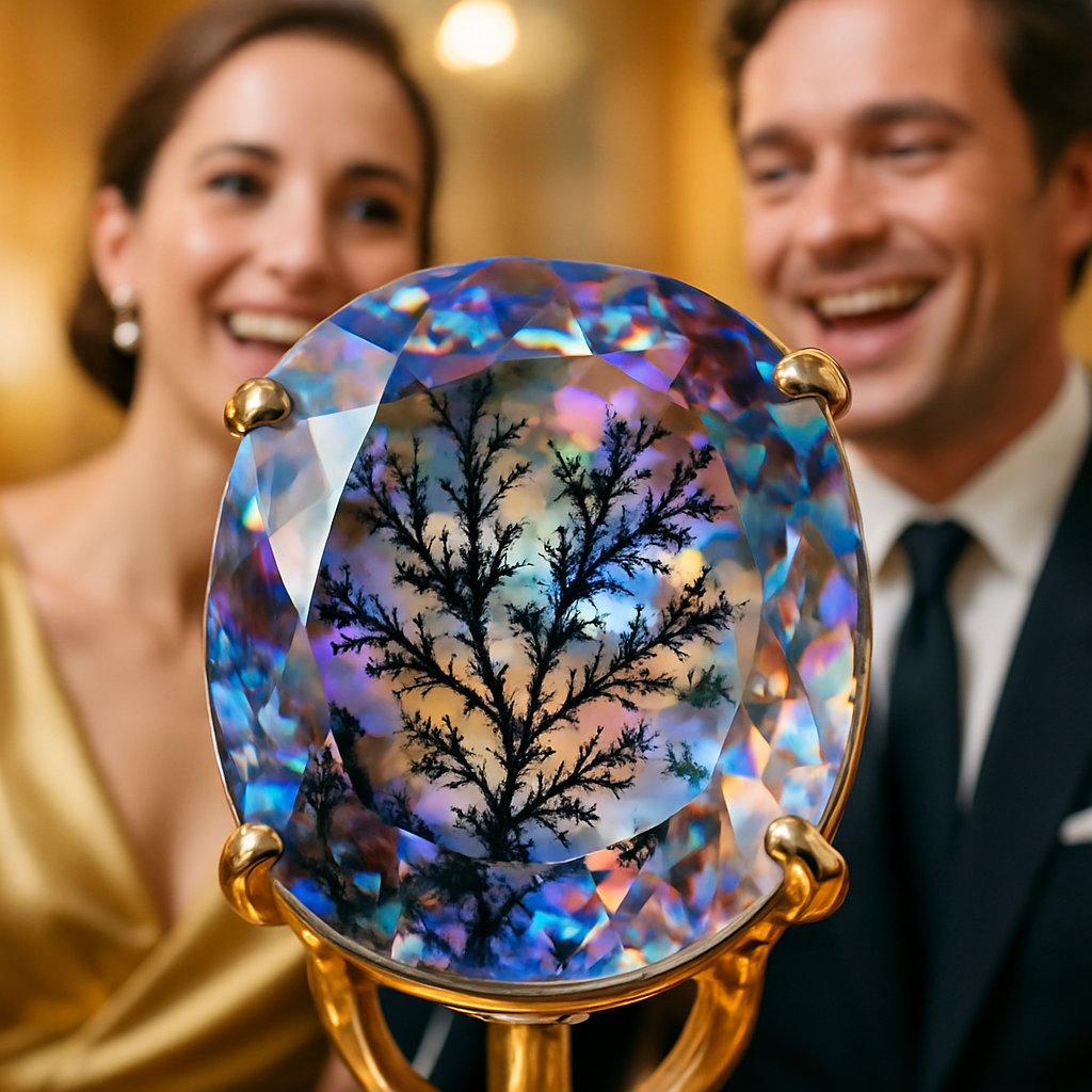 Close up macro photography of a stunning emerald ring showcasing its beautiful internal jardin inclusions