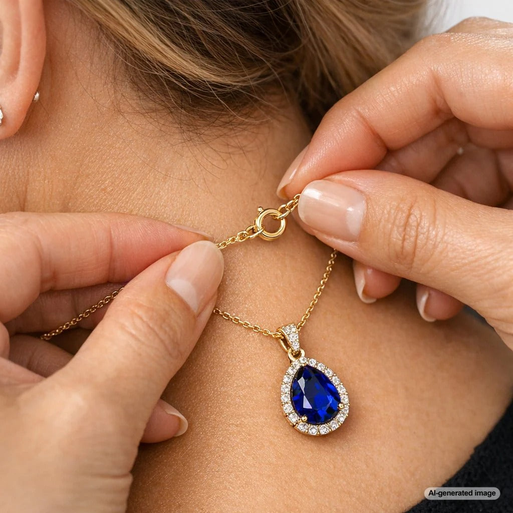 Illustrated guide to the Mohs Scale of Hardness showing diamond, sapphire, and topaz for durable everyday gemstones