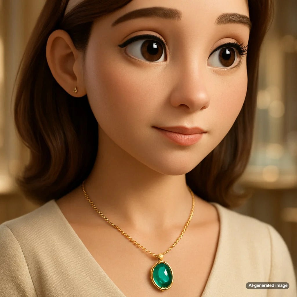 Exquisite birthstone necklaces displayed at Robinson&rsquo;s Jewelers, featuring vibrant gemstones in elegant settings