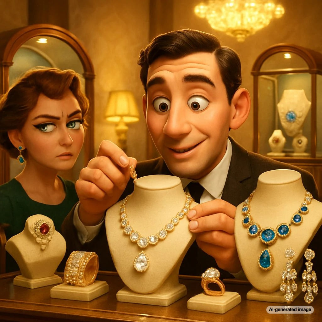A curated collection of timeless old money aesthetic jewelry including pearl strands, diamond tennis bracelets, and gold signet rings on a velvet background