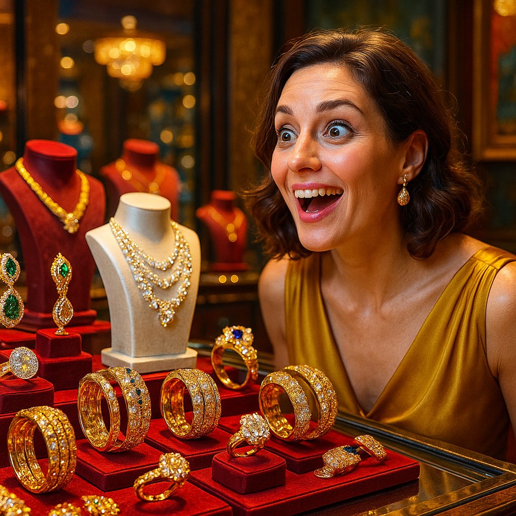 The psychology behind why humans are drawn to sparkling jewelry and shiny objects