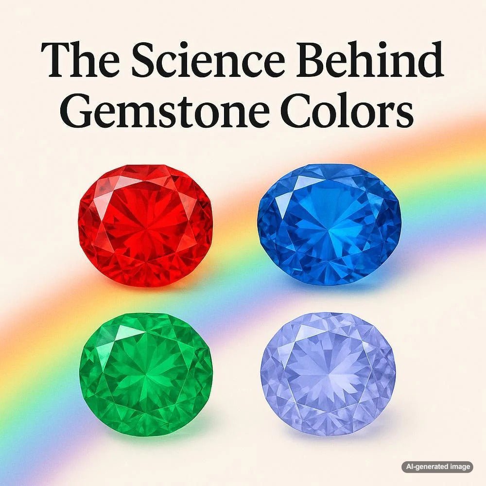Colorful assortment of gemstones showing their natural hues and brilliance