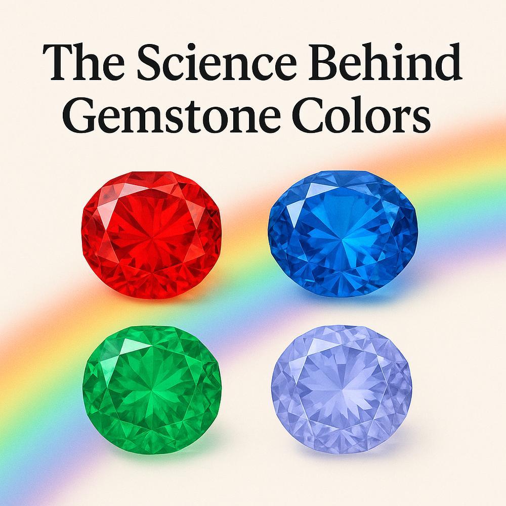 Colorful assortment of gemstones showing their natural hues and brilliance