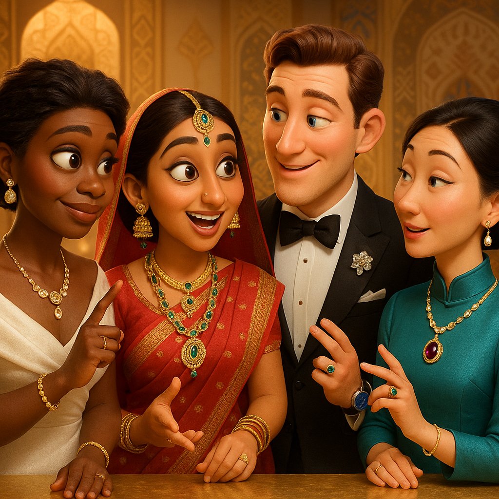 Cultural jewelry pieces from around the world including evil eye bracelets, jade pendants, and turquoise necklaces displayed artistically