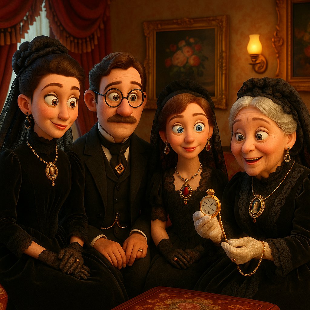 Antique Victorian mourning jewelry featuring black jet, woven hair, and symbolic motifs displayed on velvet