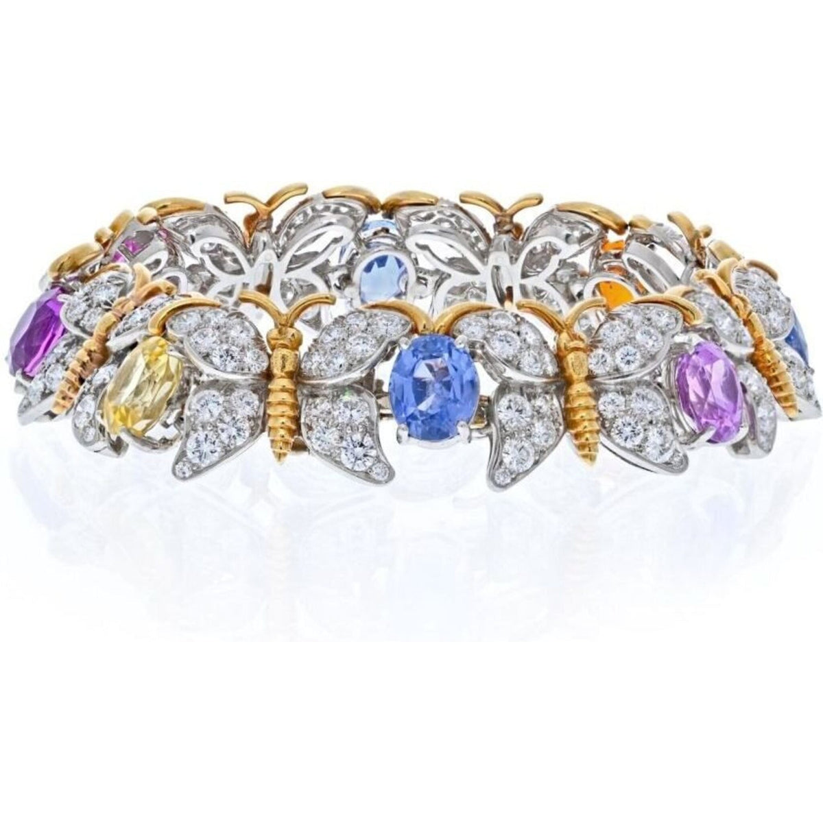 Elegant Butterfly Motif Bracelet by Tiffany and Co. - Robinson's Jewelers